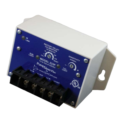 SymCom PumpSaver Plus 111P User manual
