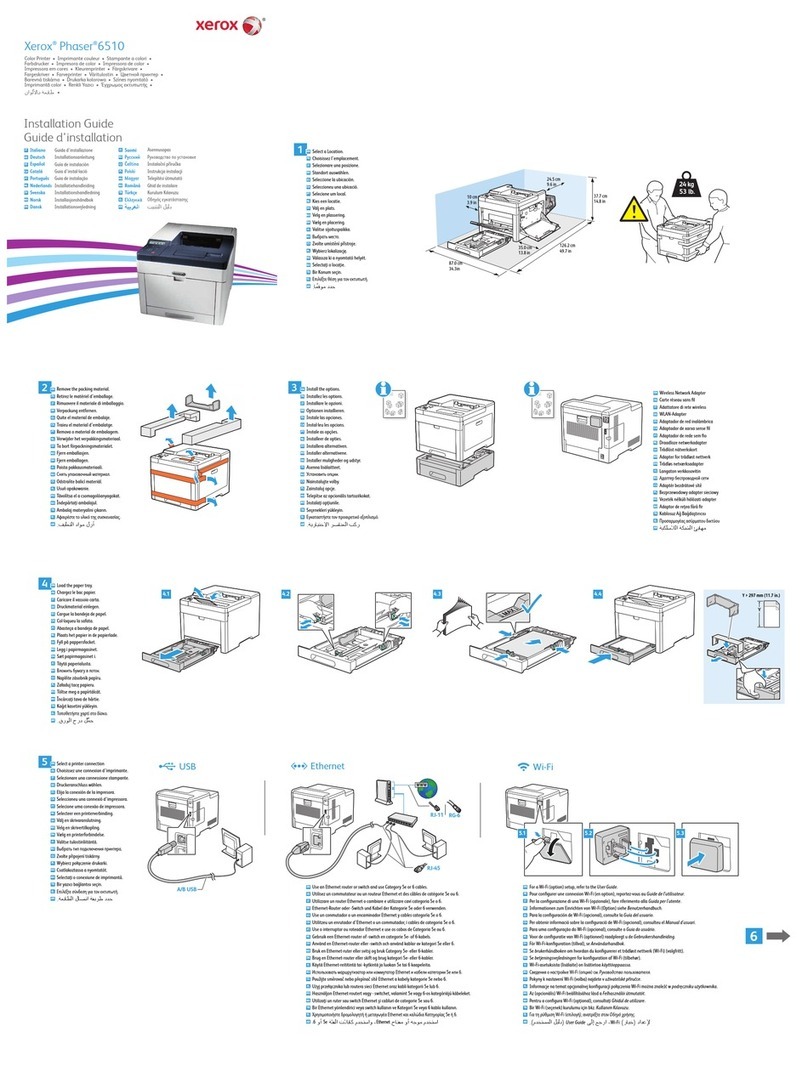 Xerox Phaser 6510 User manual
