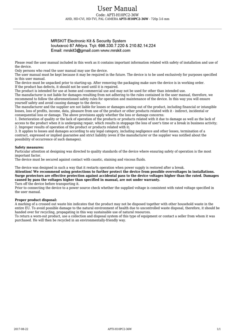 MRSKIT APTI-H10PC2-36W user manual