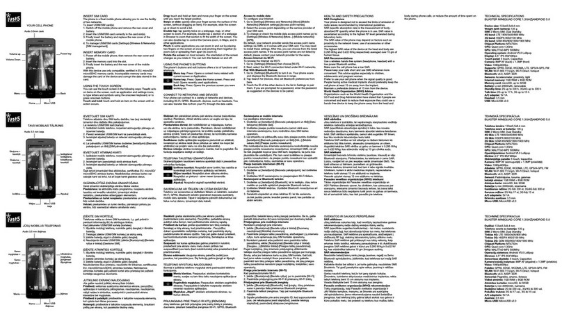 Just5 Blaster Mini User manual