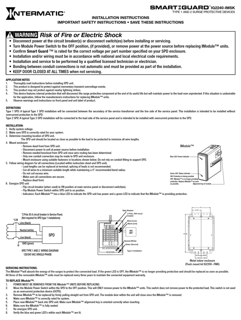 Intermatic Smart-Guard IG2240-IMSK User manual