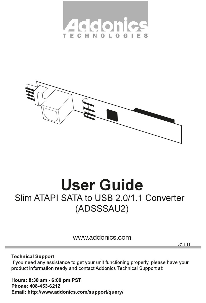 Addonics Technologies ADSSSAU2 user guide