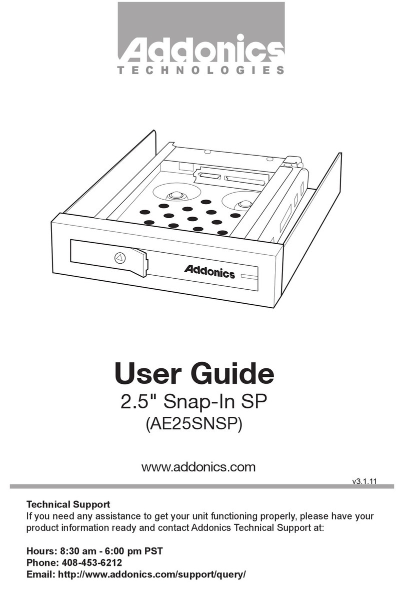 Addonics Technologies AE25SNSP user guide