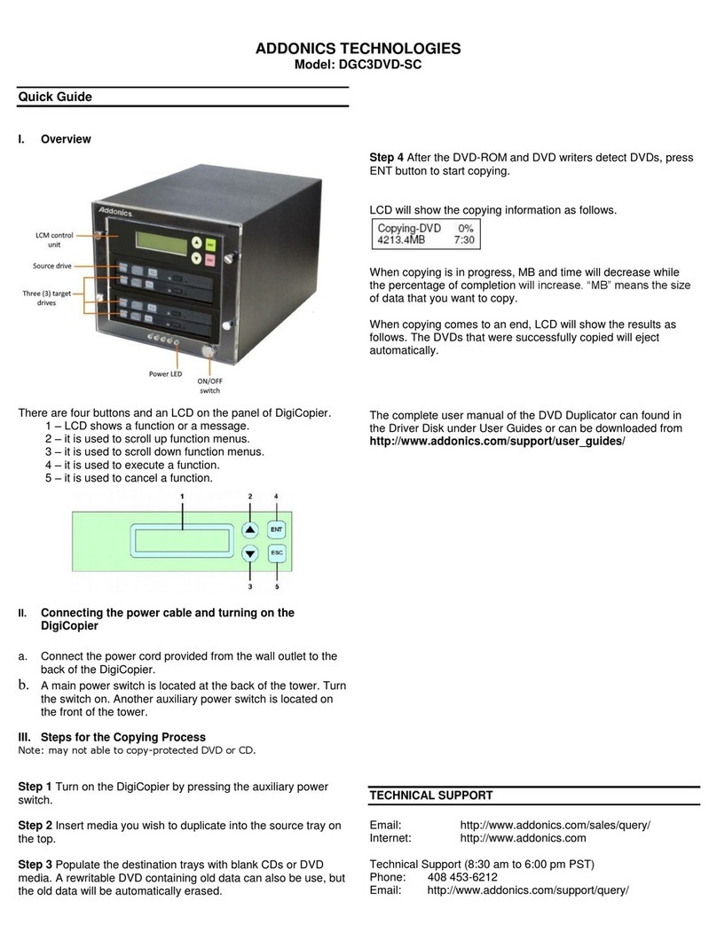 Addonics Technologies DGC3DVD-SC quick guide