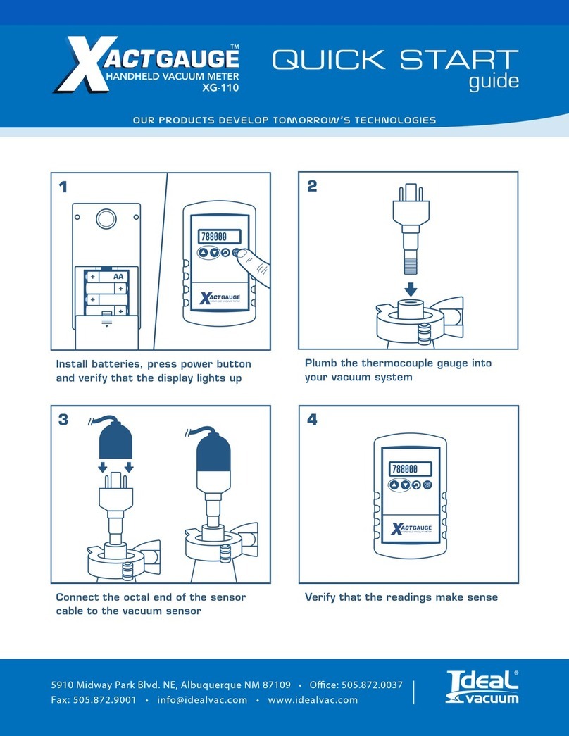 Xact Gauge XG-110 quick start guide