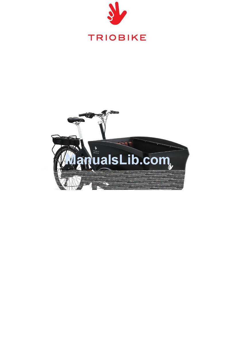 TRIOBIKE BOXTER Operation instructions TRIOBIKE BOXTER Operation instructions