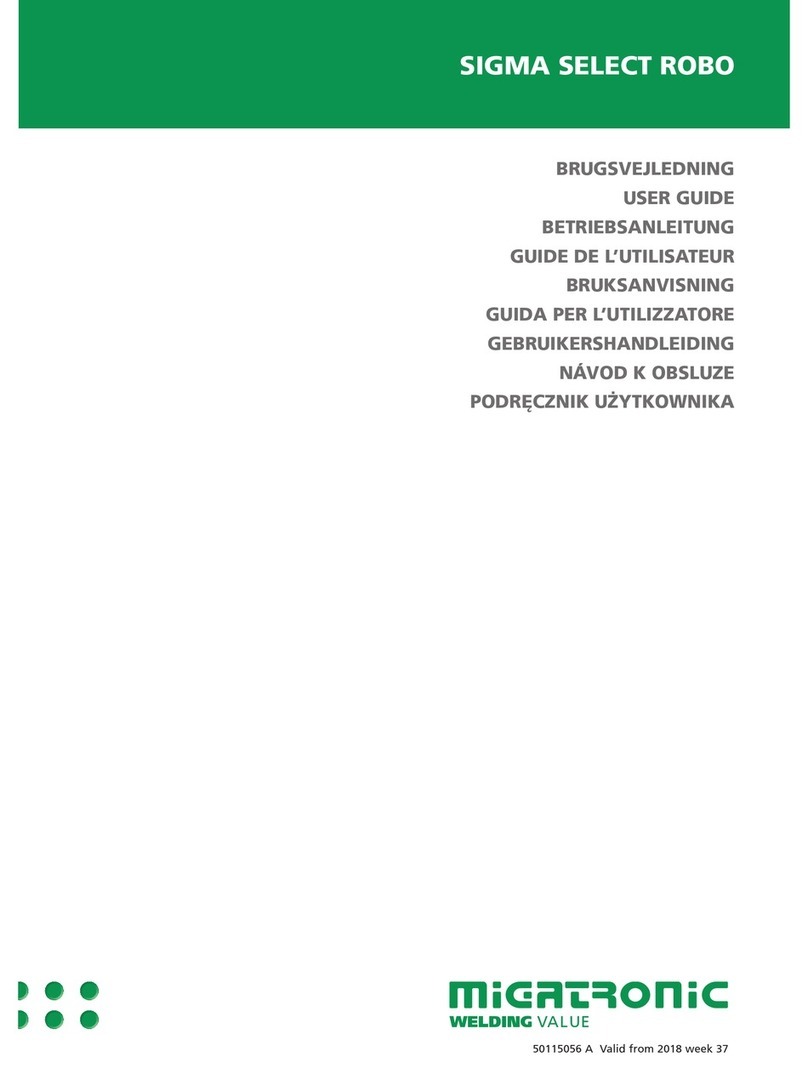 Migatronic SIGMA SELECT ROBO user guide Migatronic SIGMA SELECT ROBO user guide