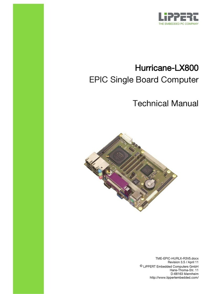Lippert Hurricane-LX800 Technical manual