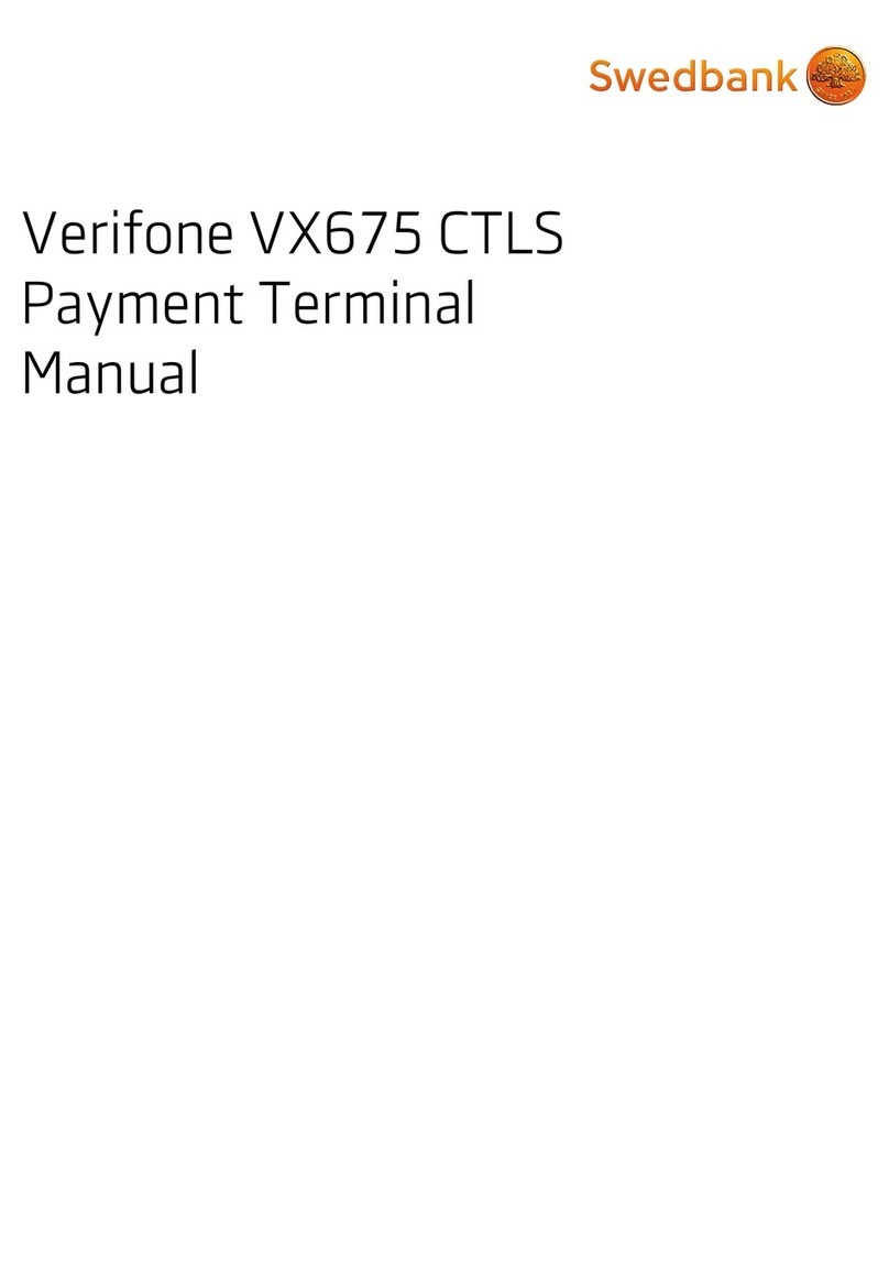 VeriFone VX675 CTLS User manual