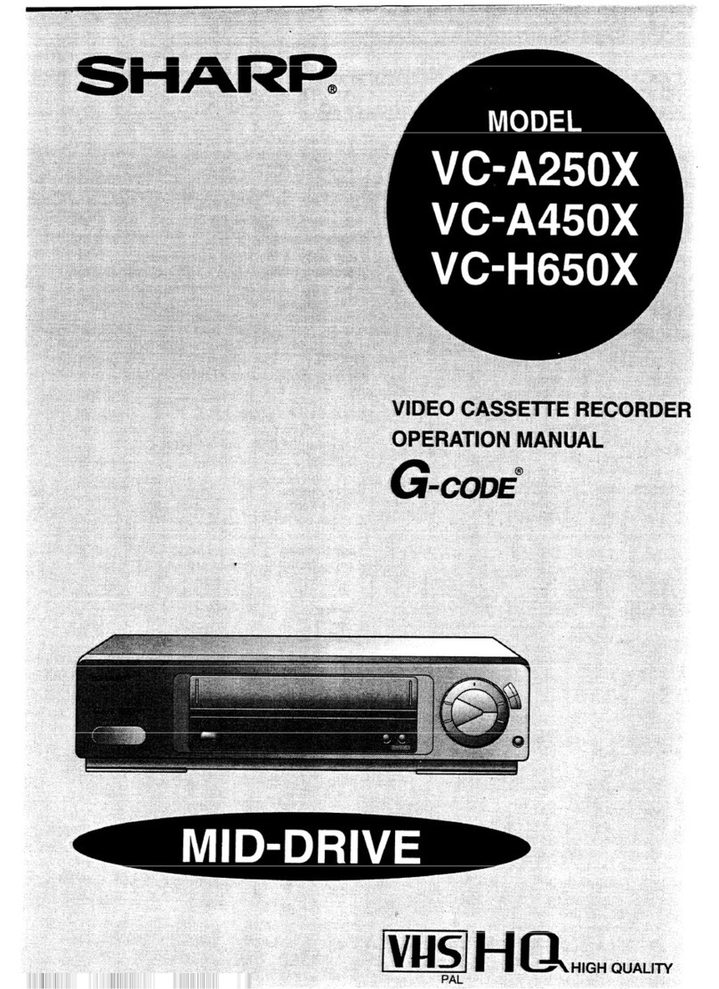 Sharp VC-A250X User manual Sharp VC-A250X User manual