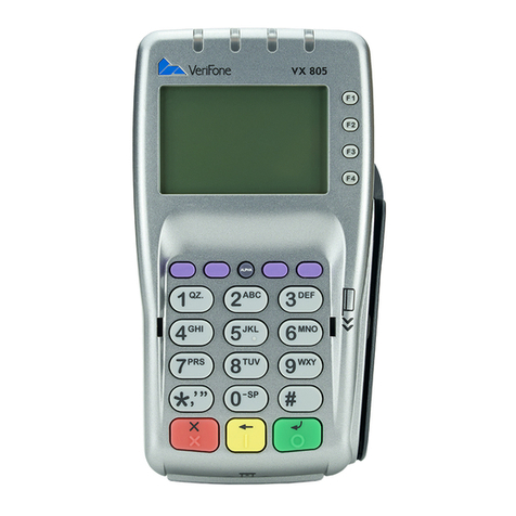 VeriFone VX805 CTLS User manual