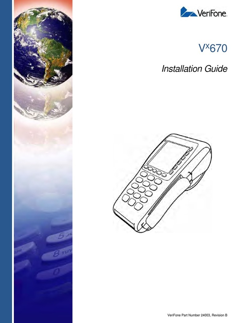VeriFone VX-670 series installation guide