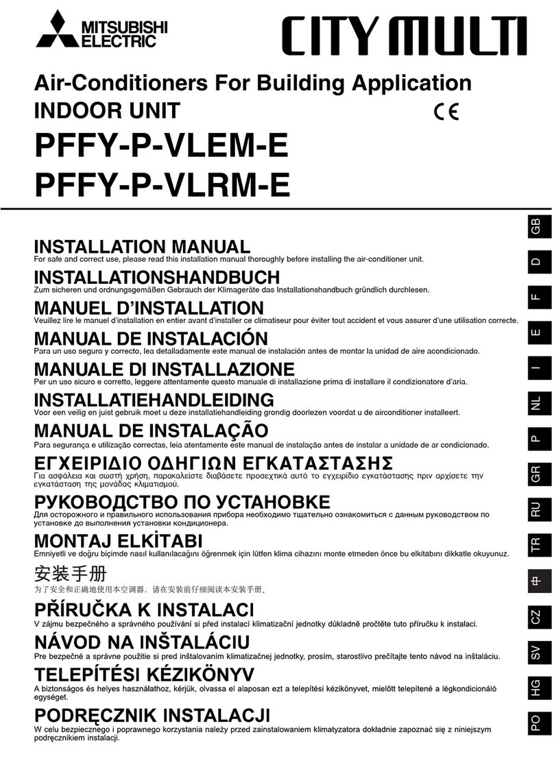 Mitsubishi Electric PFFY-P-VLEM-E User manual