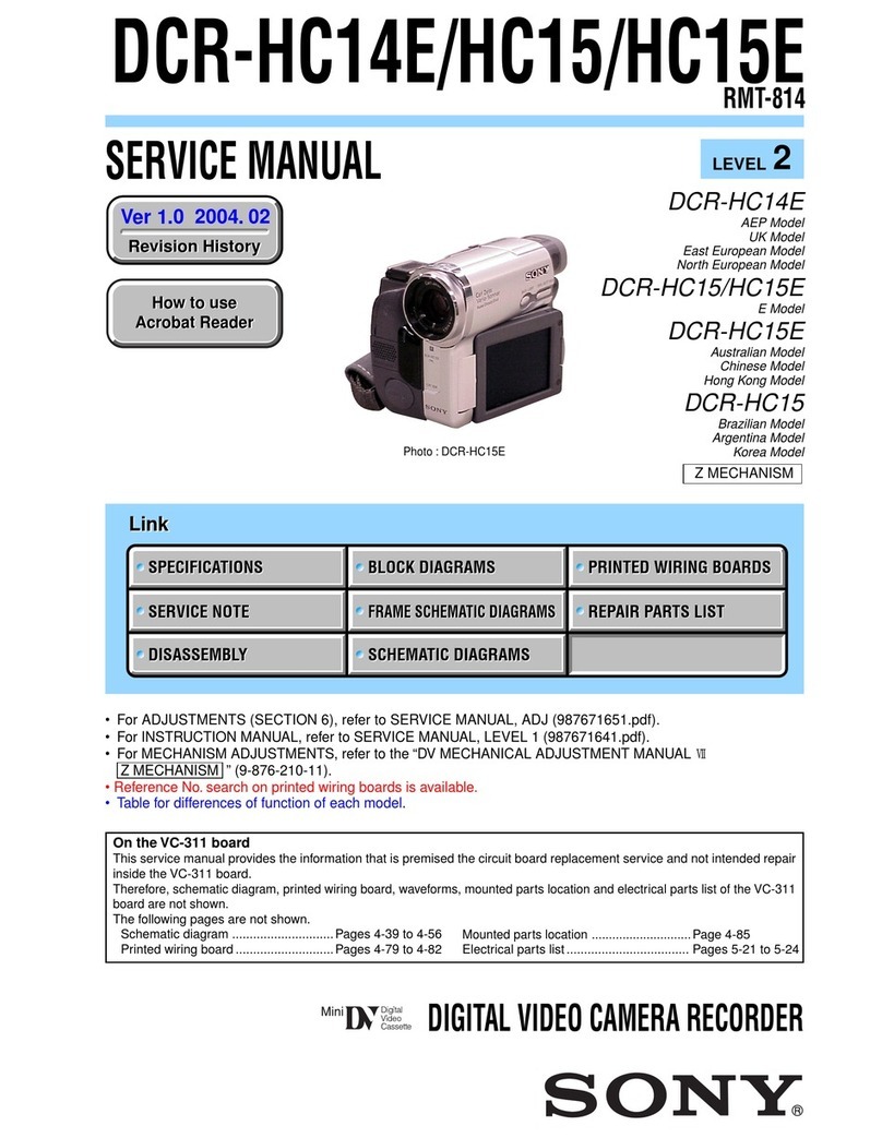 Sony Handycam DCR-HC14E User manual