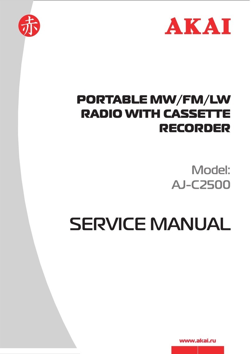 Akai AJ-C2500 User manual