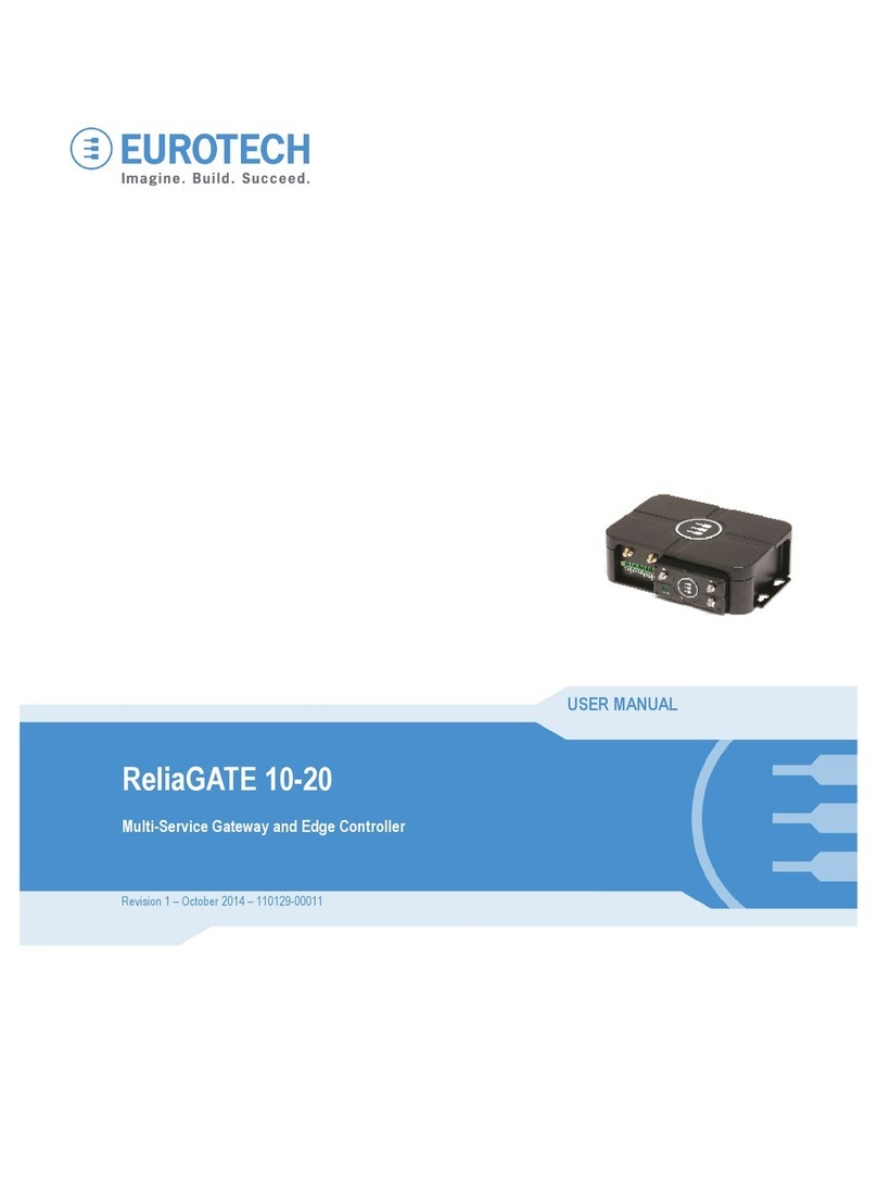 Eurotech ReliaGATE 10-20 user manual