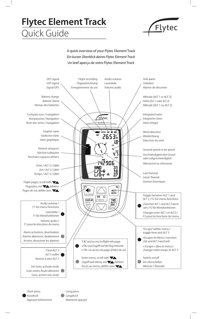 Flytec Element Track User manual