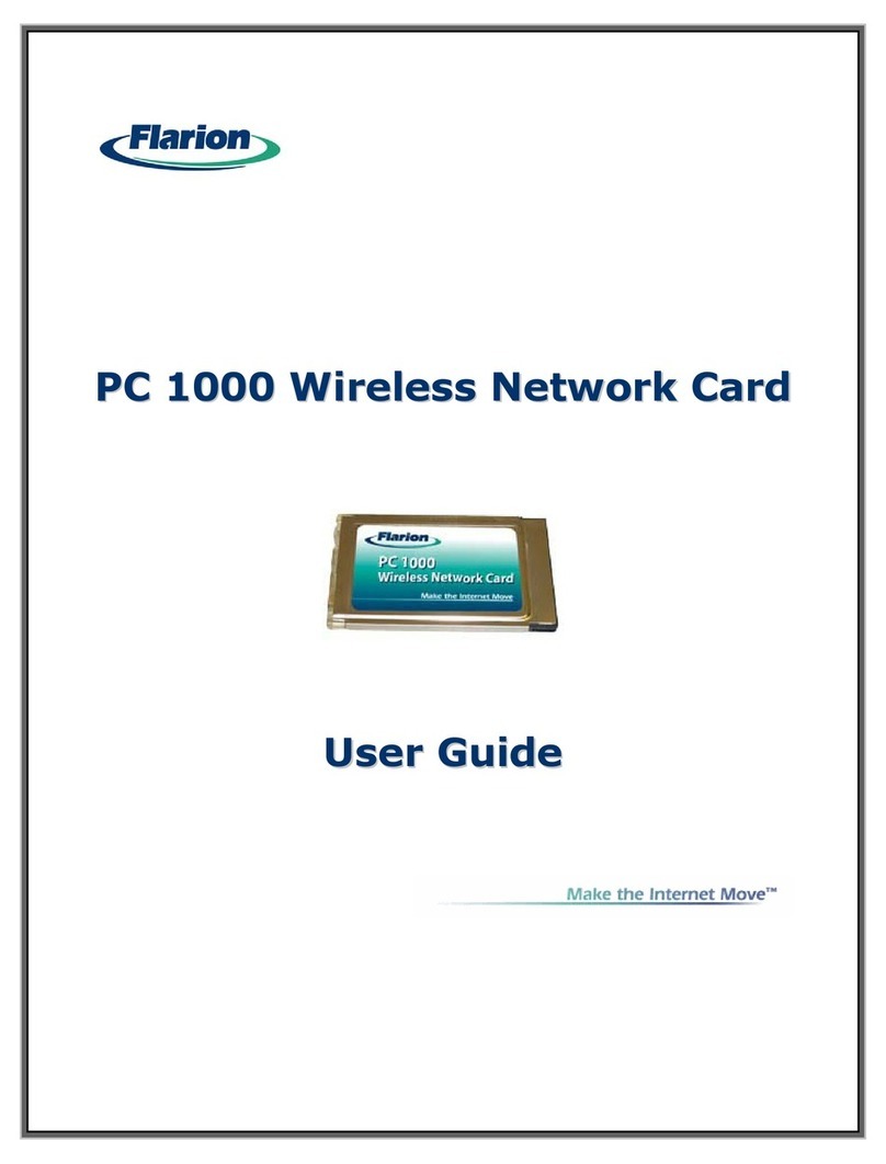 Flarion PC 1000 User manual