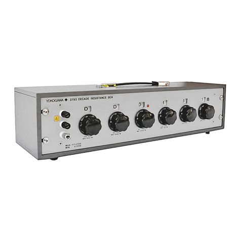 YOKOGAWA 279301 user manual