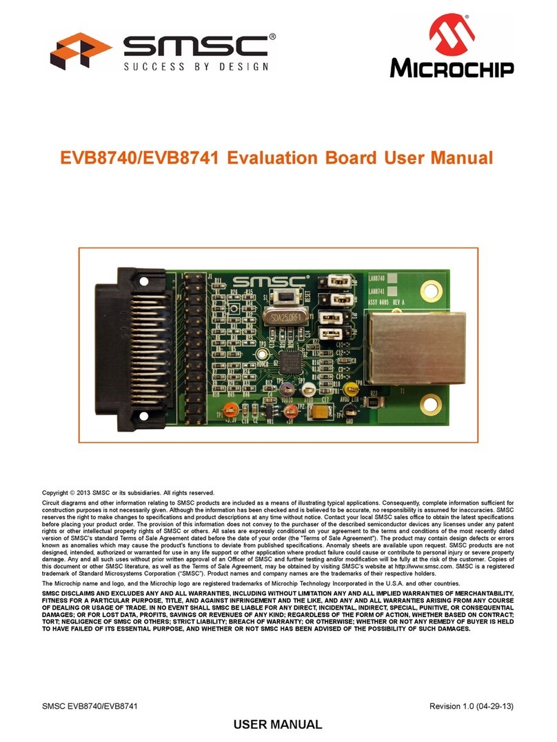 Microchip Technology EVB8740 User manual