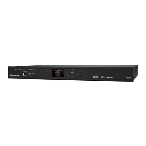 Crestron HD-XSP quick start guide