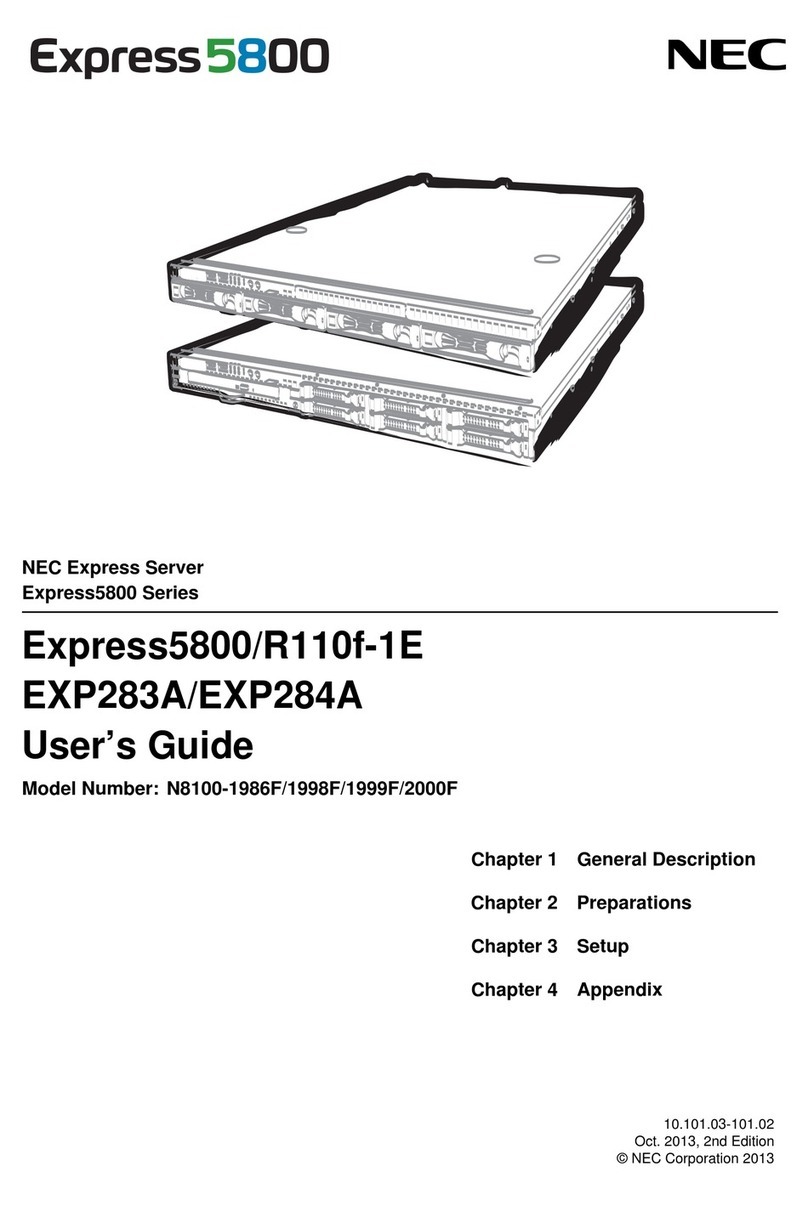 NEC N8100-1998F User manual