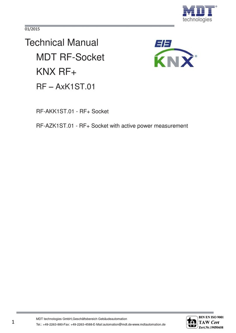 MDT Technologies RF-AKK1ST.01 Technical manual
