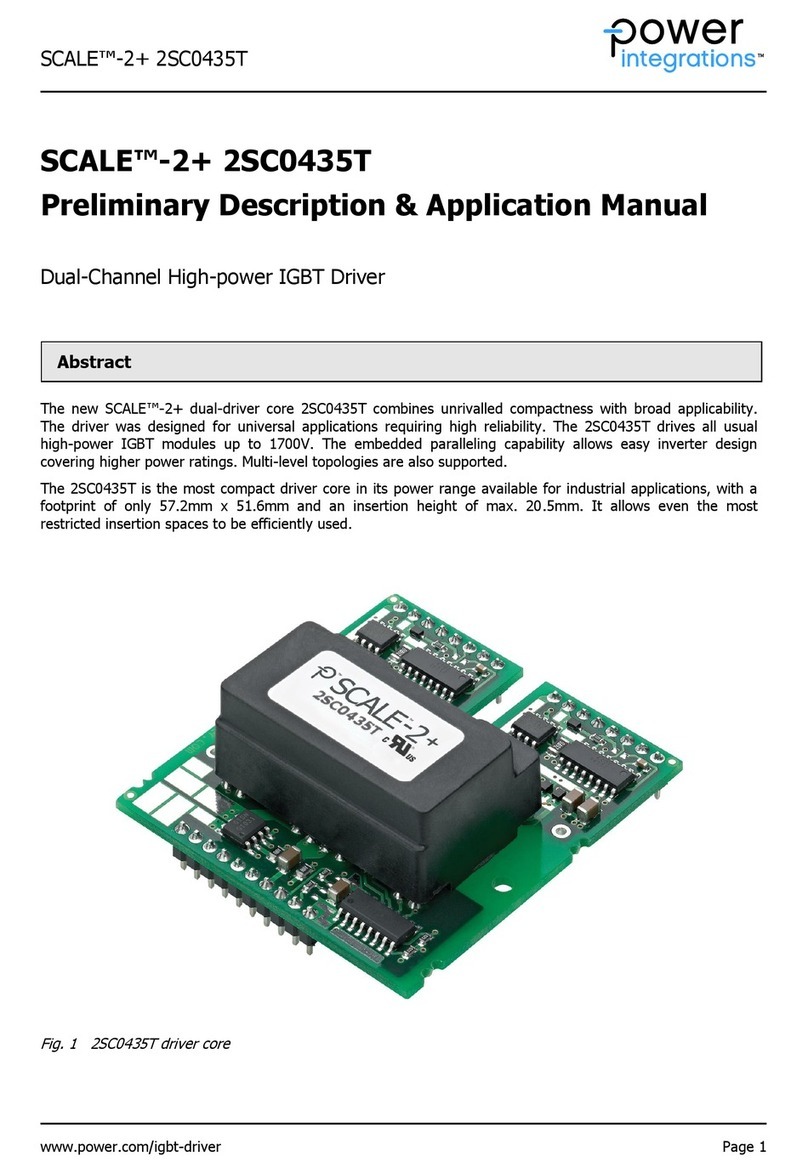 Power integrations Scale-2+ 2SC0435T Applications manual