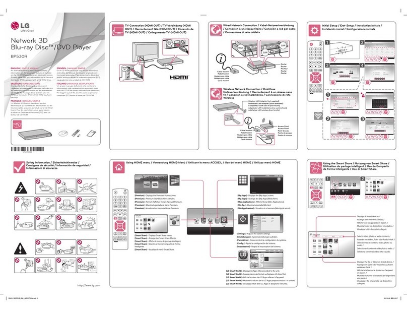 LG BP530R owner's manual