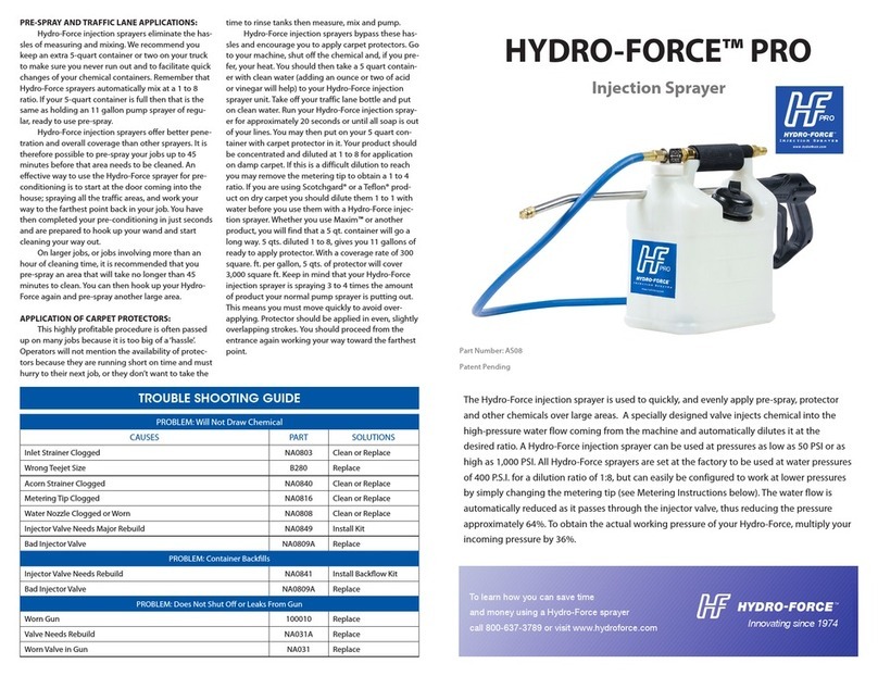 Hydro-Force AS08 user manual