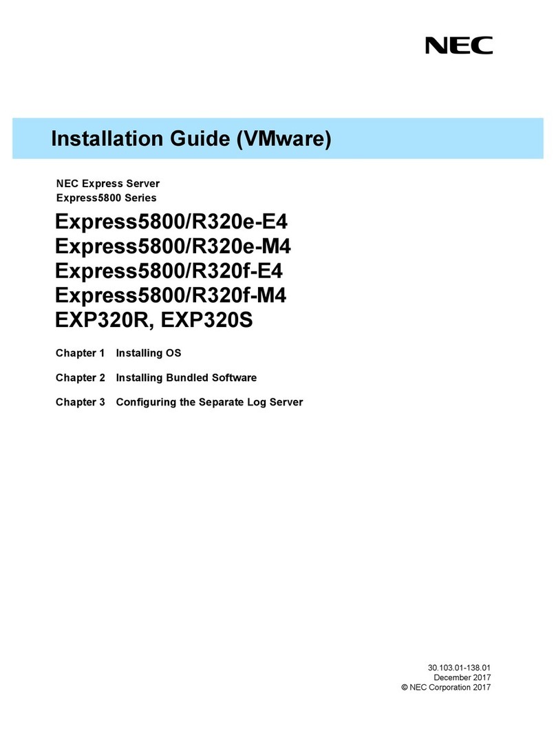 NEC Express5800/R320f-E4 installation guide