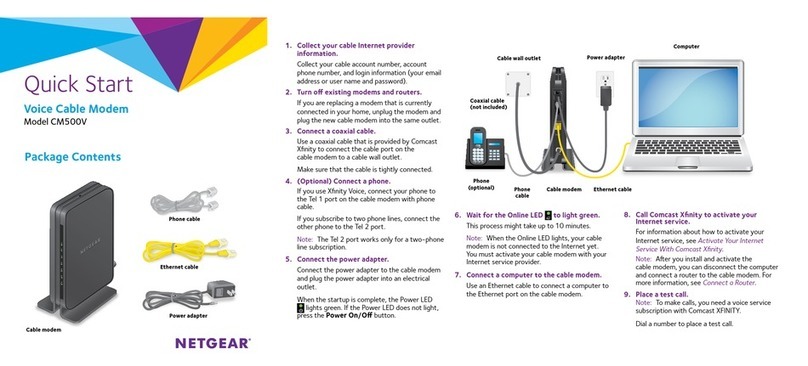 NETGEAR CM500V User manual