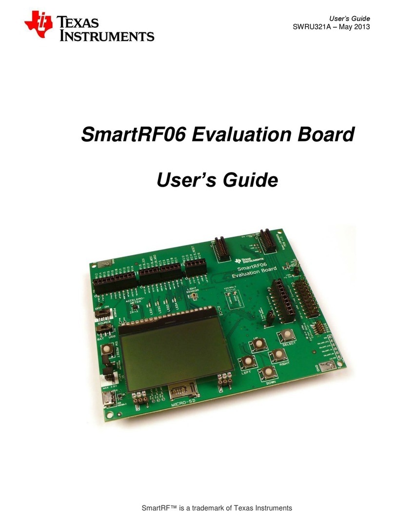 Texas Instruments SmartRF06 User manual