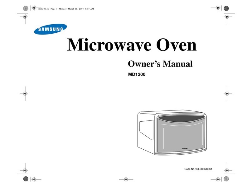 Samsung MD1200 User manual