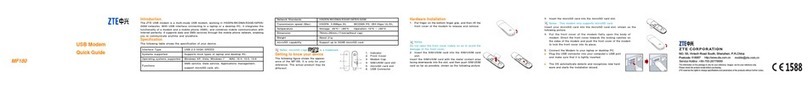 Zte MF180 User manual