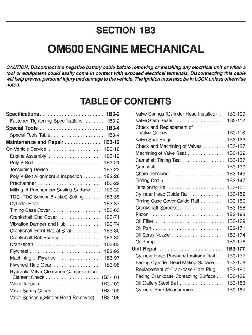 SSANGYONG OM600 Service manual