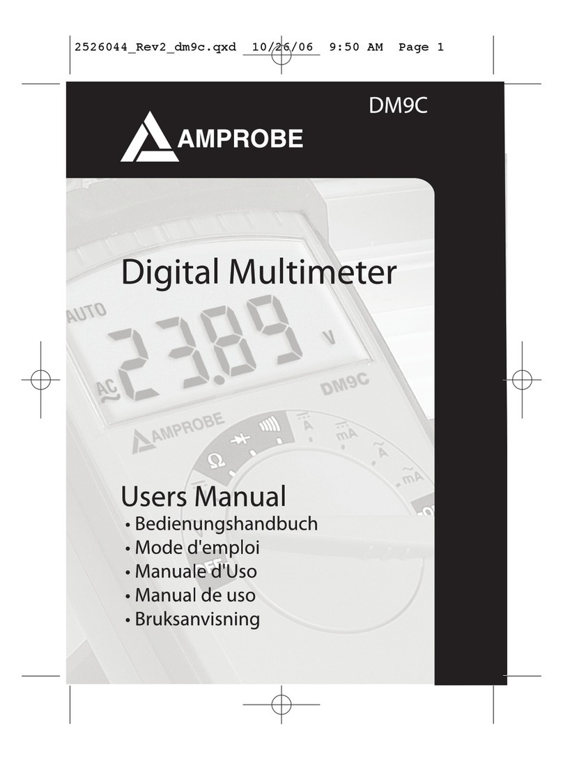 Amprobe DM9C user manual