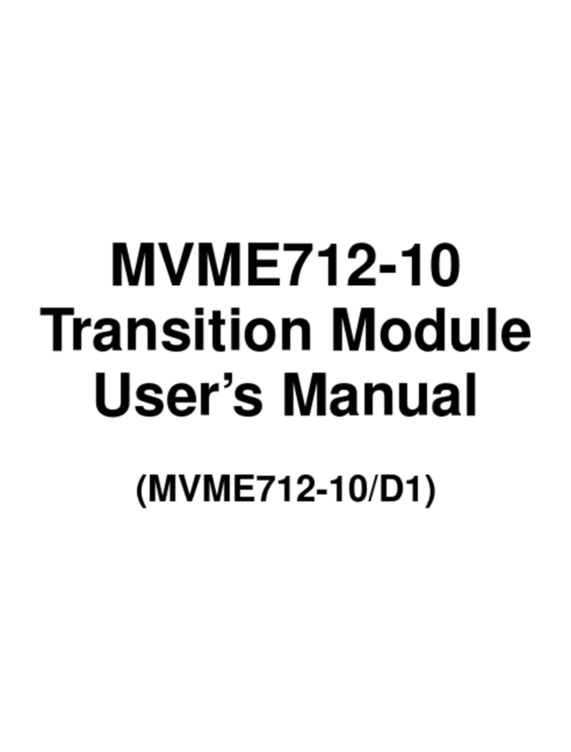 Motorola MVME712-10 User manual