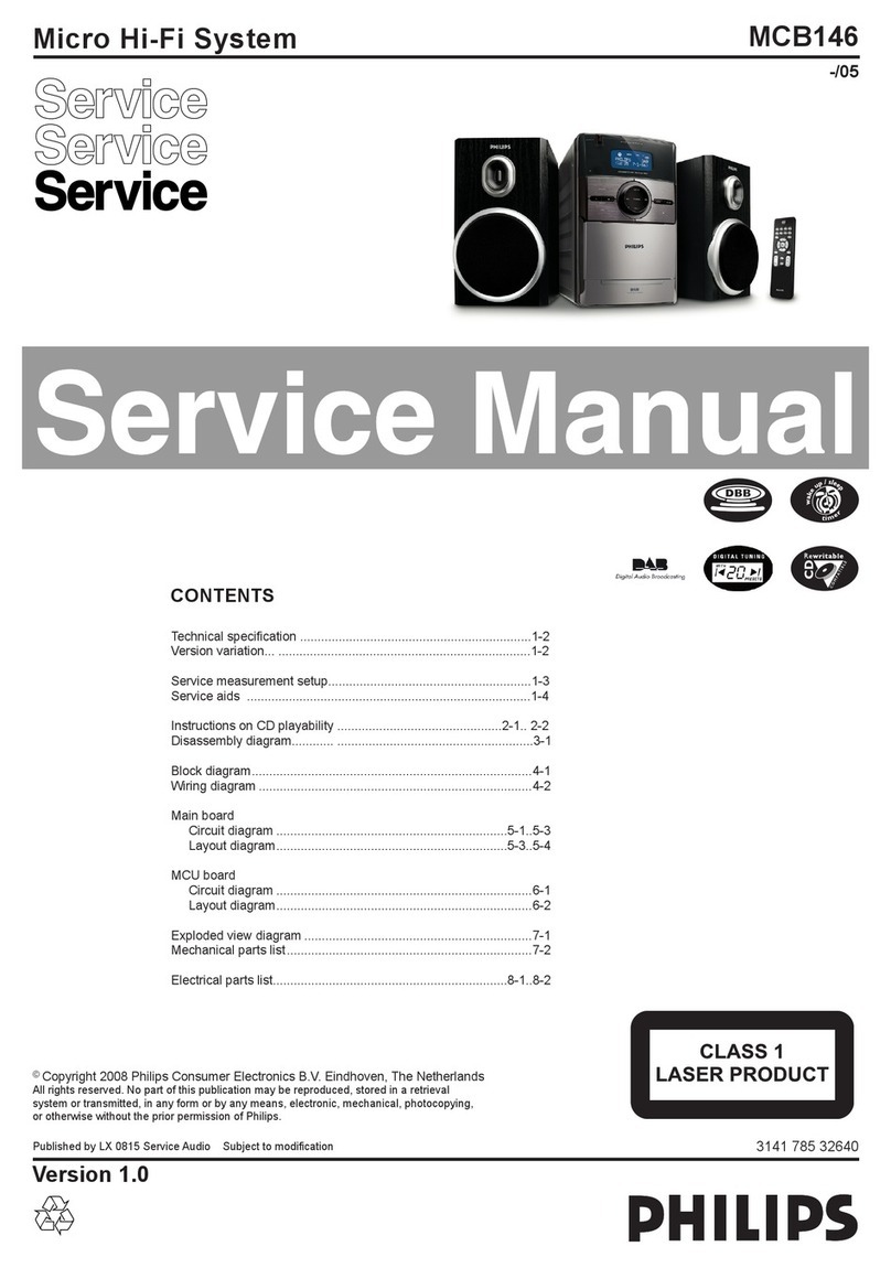 Philips MCB146 User manual Philips MCB146 User manual