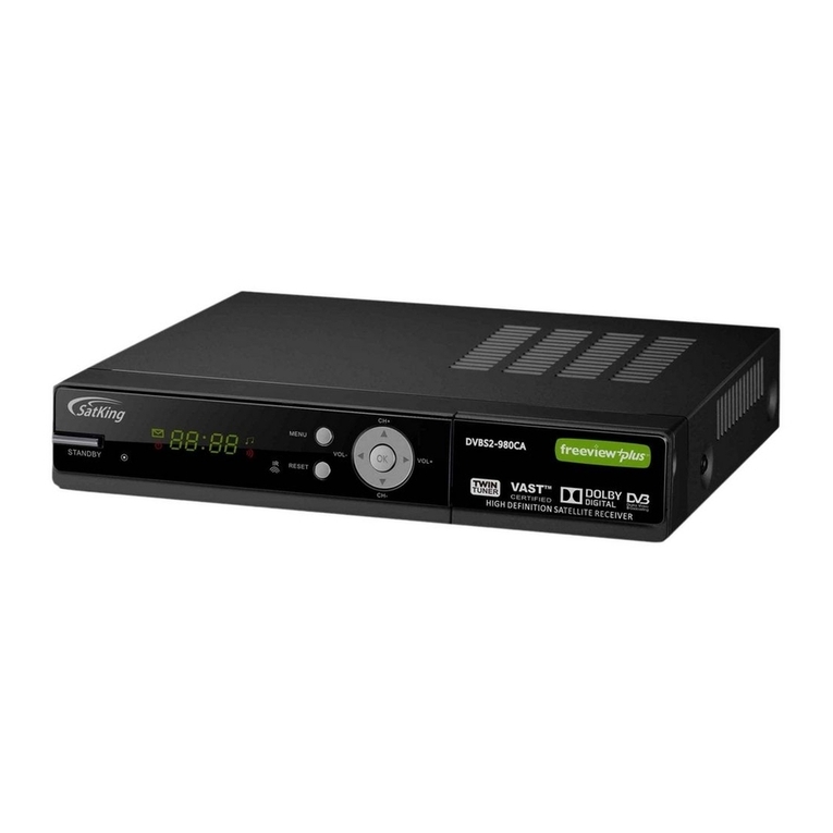 SatKing DVBS2-980CA User manual