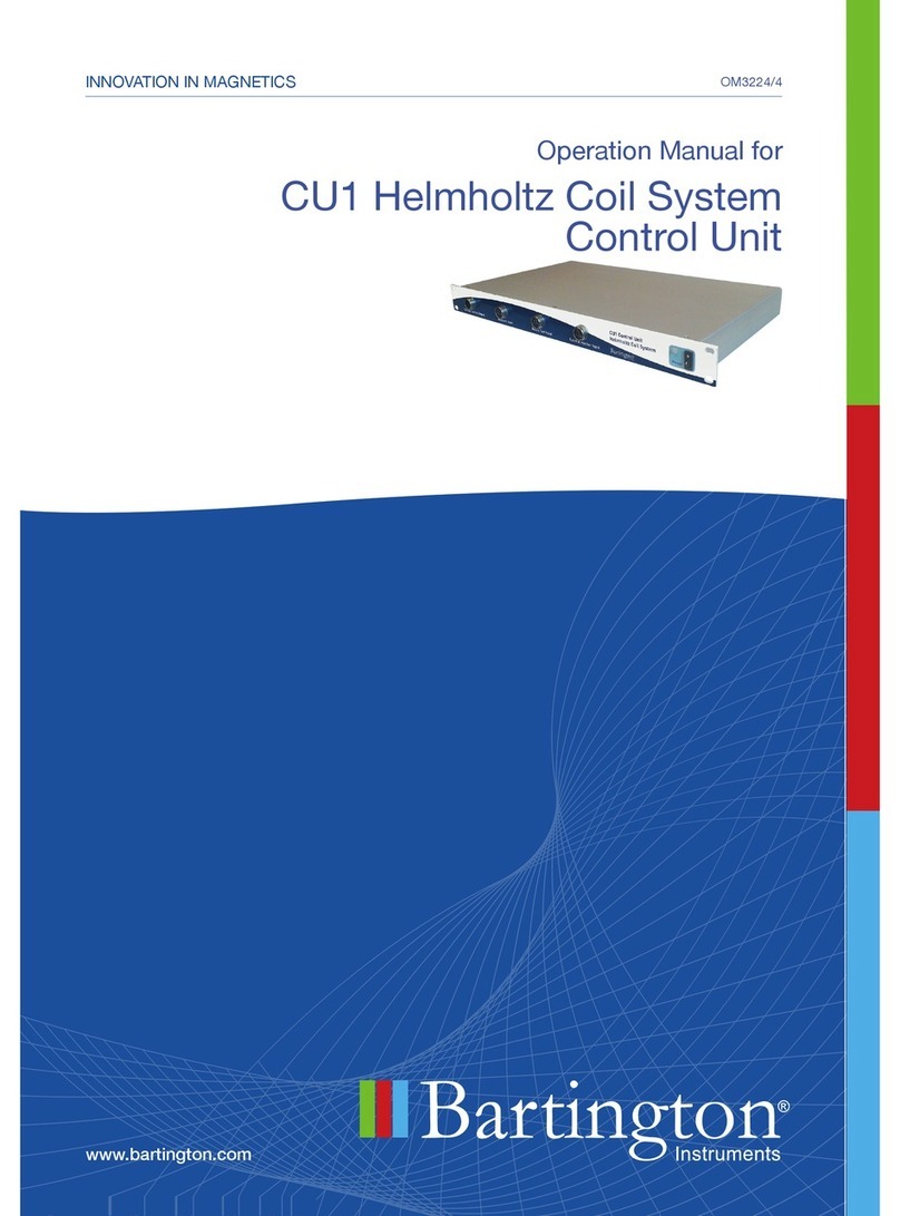 Bartington CU1 Operation manual Bartington CU1 Operation manual