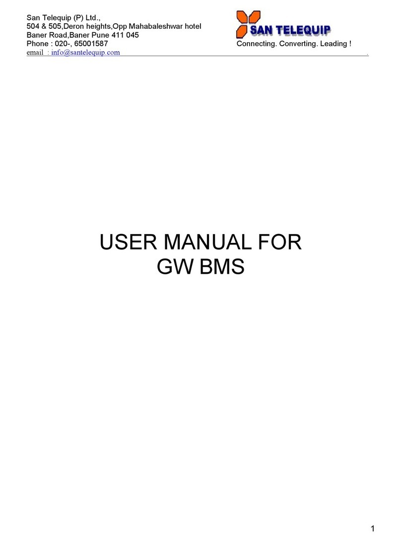 San Telequip GW BMS user manual