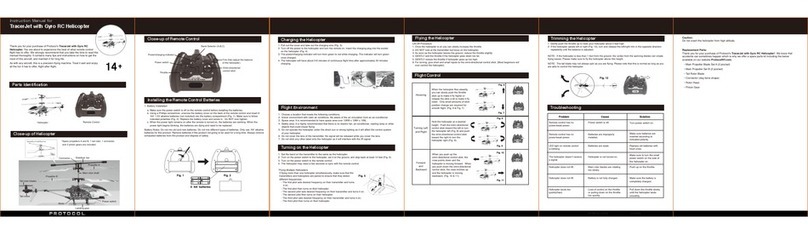 Protocol TracerJet with Gyro RC User manual