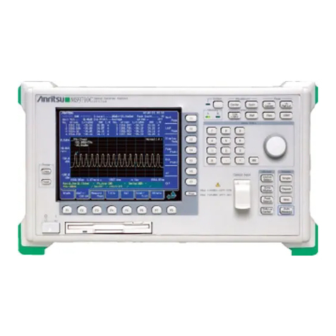 Anritsu MS9710C User manual