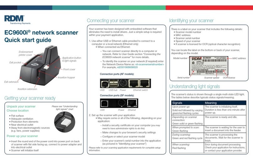 RDM EC9600i series quick start guide