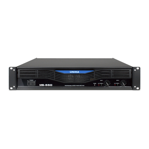 Unika MS550 User instructions