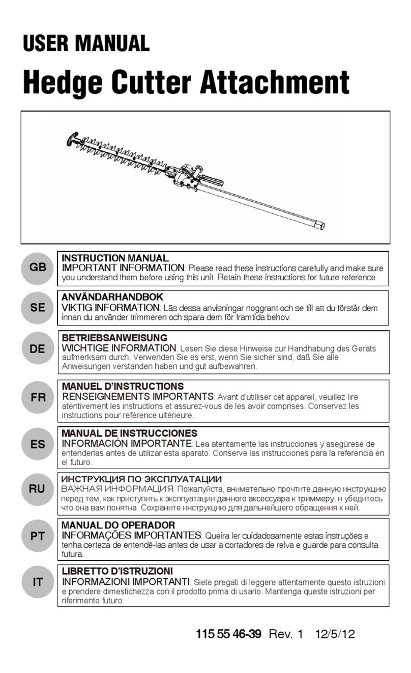 McCulloch T22 LS User manual McCulloch T22 LS User manual