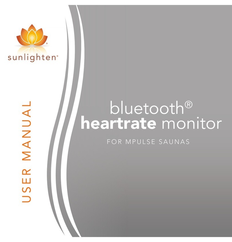 Sunlighten Heart Rate Monitor User manual