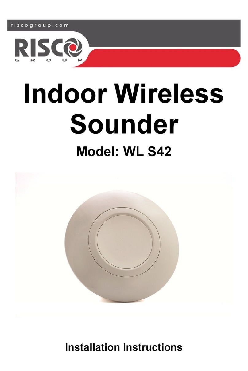Risco WL S42 installation instructions
