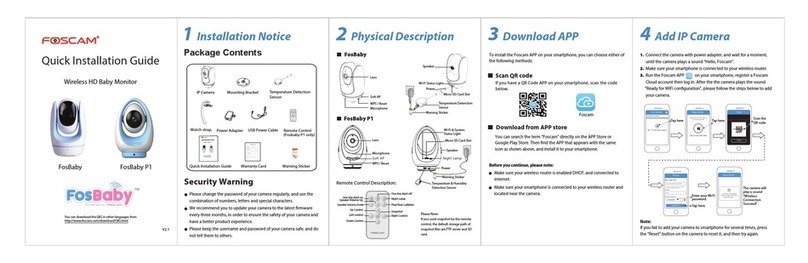 Foscam FosBaby User manual